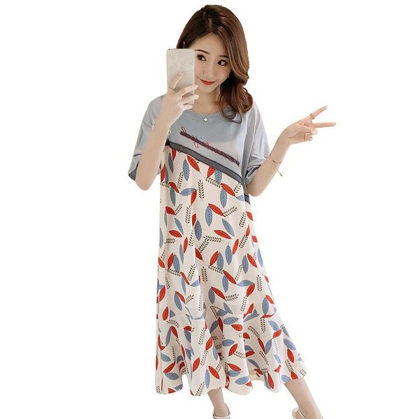 maternity dresses summer dress woman clothes for pregnant women fashion patchwork loose casual women's pregnancy, White
maternity dresses summer dress woman clothes for pregnant women fashion patchwork loose casual women's pregnancy, White