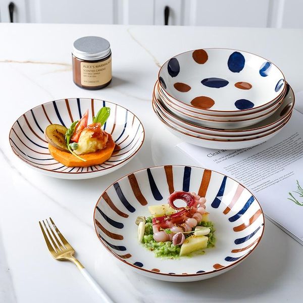 dishes & plates japanese-style plate ceramic creative home tableware and style retro dinner dish combination
dishes & plates japanese-style plate ceramic creative home tableware and style retro dinner dish combination