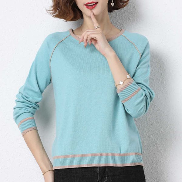 o-neck striped autumn winter loose crop sweater pullover women female knitted sweater slim long sleeve casual office sweater 210604, White;black
o-neck striped autumn winter loose crop sweater pullover women female knitted sweater slim long sleeve casual office sweater 210604, White;black
