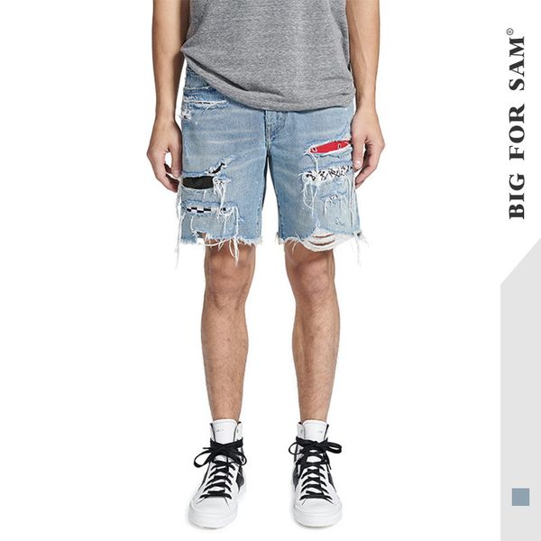 fashionable shorts summer 2021 cashew hip hop with holes and jeans, White;black
fashionable shorts summer 2021 cashew hip hop with holes and jeans, White;black