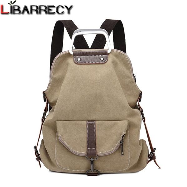 evening bags canvas women's backpack metal handle designer belt buckle anti-theft bookbag casual travel shoulder bag female mochila 
evening bags canvas women's backpack metal handle designer belt buckle anti-theft bookbag casual travel shoulder bag female mochila
