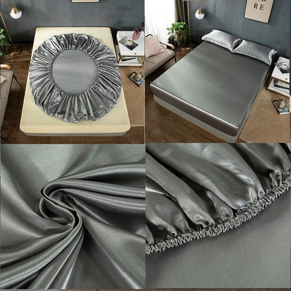 sheets & sets elastic fitted sheet bed linen silky satin home luxury mattress cover full twin queen king size 1 pcs no case 180x200cm
sheets & sets elastic fitted sheet bed linen silky satin home luxury mattress cover full twin queen king size 1 pcs no case 180x200cm