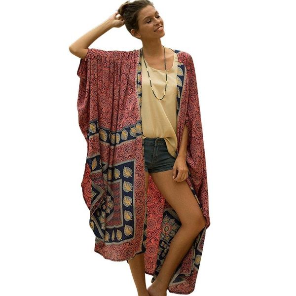 positioning printed bikini cover up summer sunscreen loose casual bohemian beach robe swimsuit female long dress women's swimwear, White;black
positioning printed bikini cover up summer sunscreen loose casual bohemian beach robe swimsuit female long dress women's swimwear, White;black