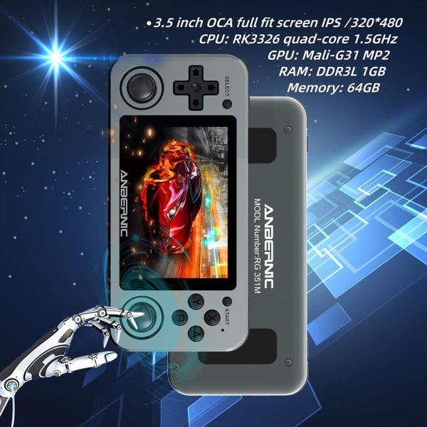 rg351m handheld game console 3.5-inch wireless wifi dual-start aluminum alloy shell 64-128gb portable #s players
rg351m handheld game console 3.5-inch wireless wifi dual-start aluminum alloy shell 64-128gb portable #s players