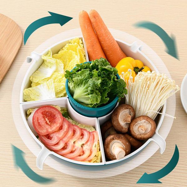 storage bottles & jars double-layer rotating washing basin household basket pot platter divided fruit plate with handle
storage bottles & jars double-layer rotating washing basin household basket pot platter divided fruit plate with handle