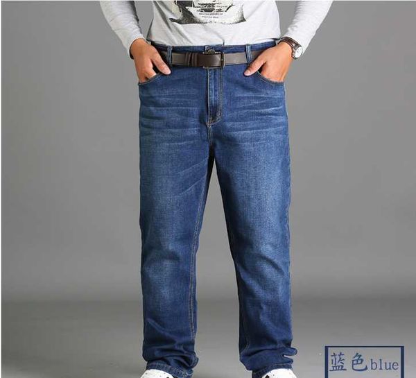 spring and summer thin fat plus size high waist stretch jeans men loose straight leg pants 5 men's, Black
spring and summer thin fat plus size high waist stretch jeans men loose straight leg pants 5 men's, Black