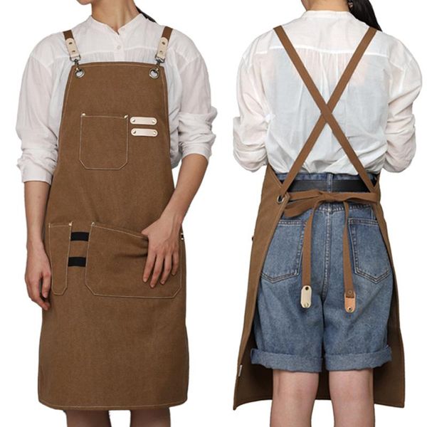 aprons canvas apron for men and women coffee shop flower arrangement overalls sturdy wear-resistant kitchen accessories
aprons canvas apron for men and women coffee shop flower arrangement overalls sturdy wear-resistant kitchen accessories