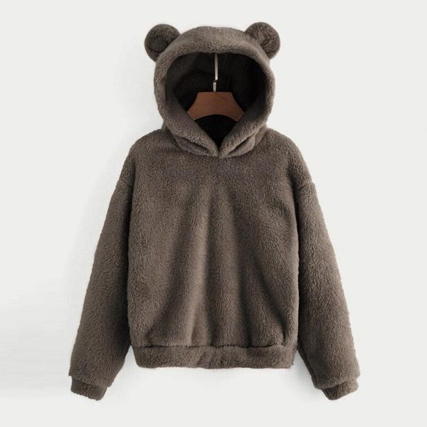 women's hoodies & sweatshirts kawaii bear ears fluffy casual tracksuit sweatershirt girls harajuku pullover female streetwear hoody lad, Black
women's hoodies & sweatshirts kawaii bear ears fluffy casual tracksuit sweatershirt girls harajuku pullover female streetwear hoody lad, Black