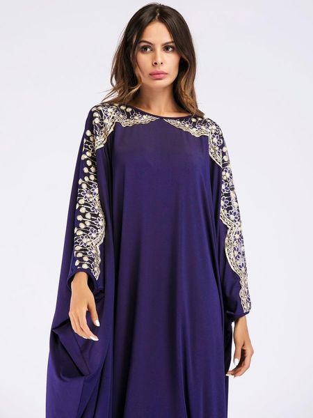 oversized abaya dress for women elegant ethnic sequins applique batwing sleeve dressing gowns muslim clothes navy blue casual dresses, Black;gray
oversized abaya dress for women elegant ethnic sequins applique batwing sleeve dressing gowns muslim clothes navy blue casual dresses, Black;gray