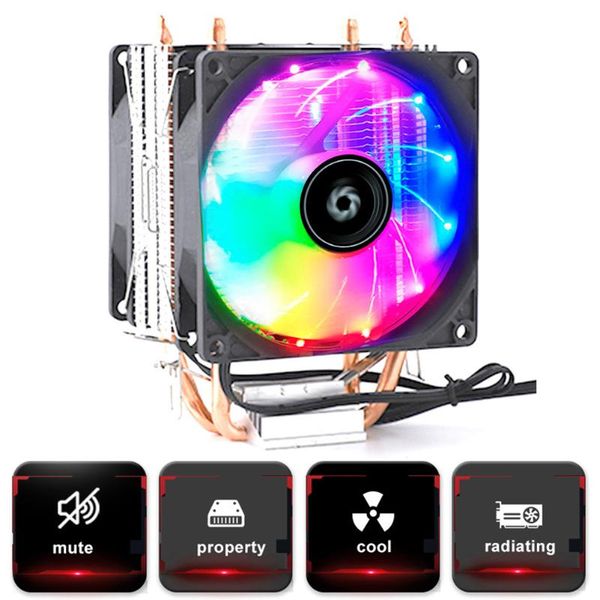 fans & coolings dual fan met heatsink option 2 heat pipes cpu cooling rgb 3pin 2000rpm mute radiator for amd 1200 775
fans & coolings dual fan met heatsink option 2 heat pipes cpu cooling rgb 3pin 2000rpm mute radiator for amd 1200 775