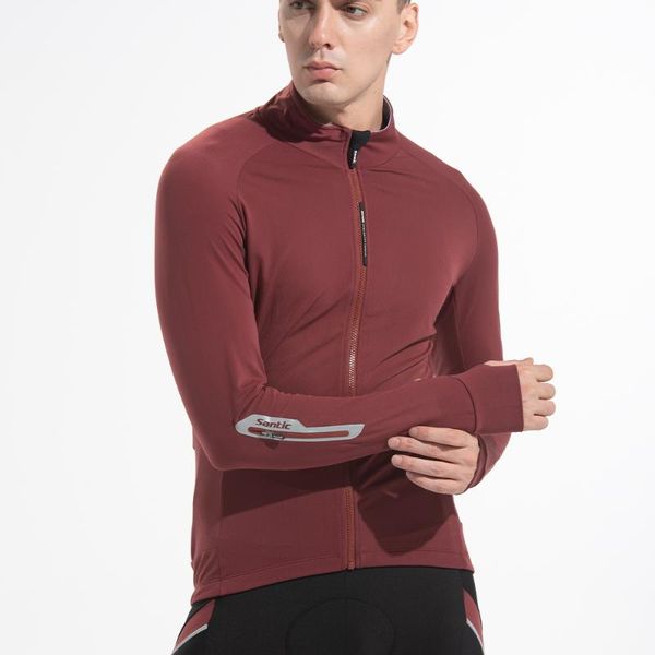 racing jackets santic winter cycling thermal fleece bicycle jerseys long sleeves mtb road warmer bike sports equipment, Black;red
racing jackets santic winter cycling thermal fleece bicycle jerseys long sleeves mtb road warmer bike sports equipment, Black;red