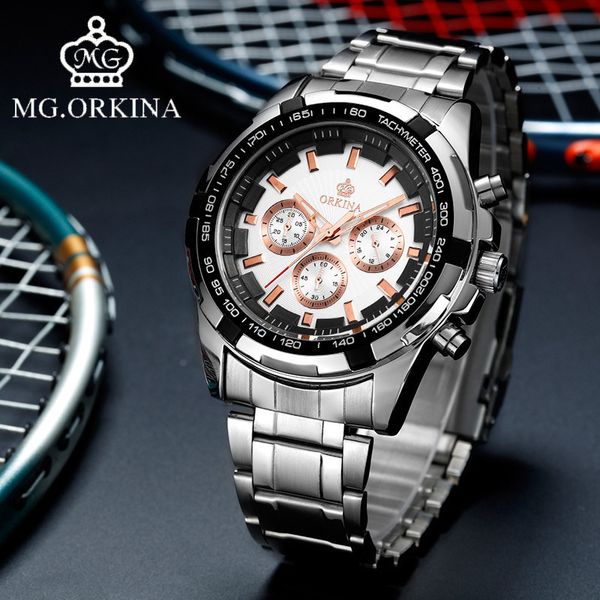 watch orkina fashion sports multifunctional electronic lovers popular men's waterproof, Slivery;brown
watch orkina fashion sports multifunctional electronic lovers popular men's waterproof, Slivery;brown