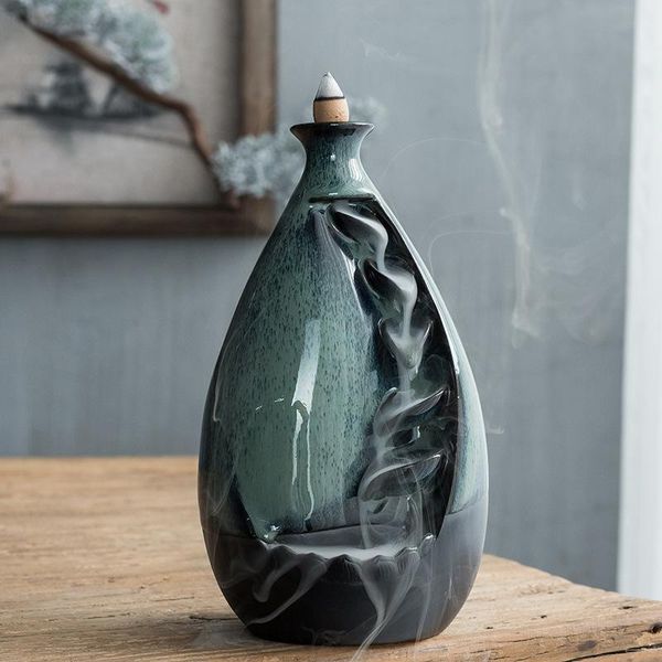 fragrance lamps backflow incense burner smoke waterfall censer wierook waterval incenso mountain river handicraft holder
fragrance lamps backflow incense burner smoke waterfall censer wierook waterval incenso mountain river handicraft holder