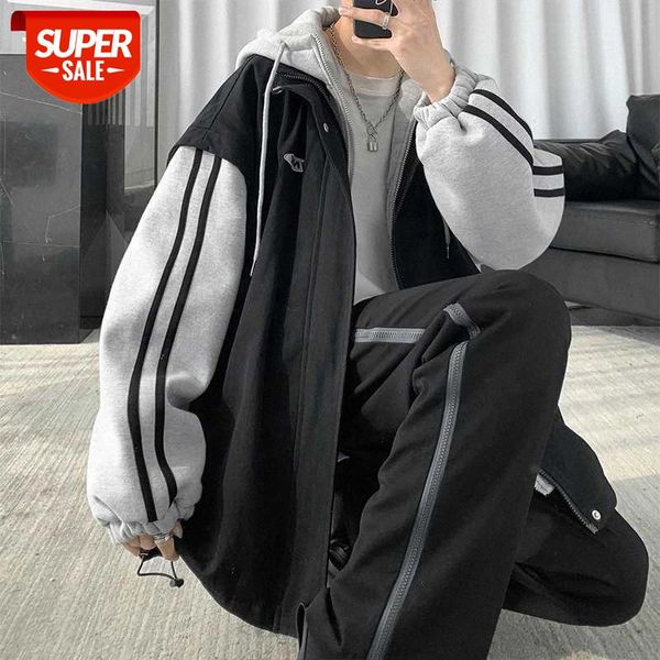 fake two-piece jacket male hong kong style japanese loose hooded trend wild hip-hop handsome shirt #tk6b, Black;brown
fake two-piece jacket male hong kong style japanese loose hooded trend wild hip-hop handsome shirt #tk6b, Black;brown