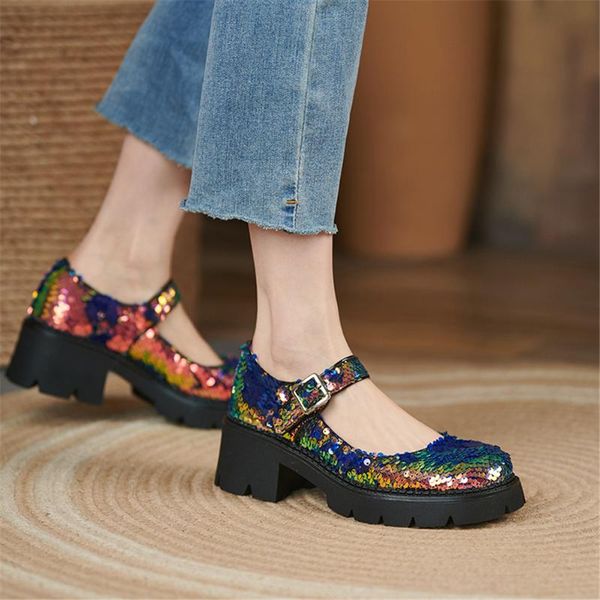 dress shoes 2021 brand sequined bling chunky heels great quality platform comfy walking mary janes pumps woman, Black
dress shoes 2021 brand sequined bling chunky heels great quality platform comfy walking mary janes pumps woman, Black