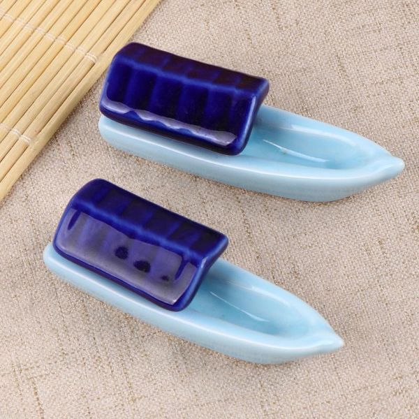 chopsticks 4pcs household holder rest japanese style classical boat shape design (blue)
chopsticks 4pcs household holder rest japanese style classical boat shape design (blue)