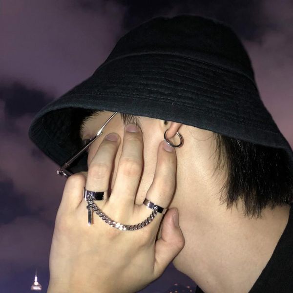 cluster rings double finger chain for women ring set tassel cross punk jewelry ladies fashion hiphop 6cm, Golden;silver
cluster rings double finger chain for women ring set tassel cross punk jewelry ladies fashion hiphop 6cm, Golden;silver