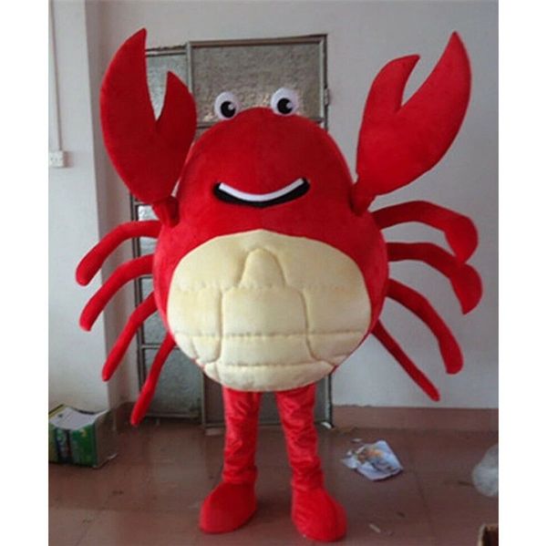 red crab mascot costumes halloween fancy party dress cartoon character carnival xmas easter advertising birthday party costume outfit, Red;yellow
red crab mascot costumes halloween fancy party dress cartoon character carnival xmas easter advertising birthday party costume outfit, Red;yellow