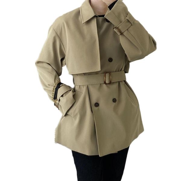 women's trench coats casual loose windbreaker jacket women spring and autumn korean british style wild khaki coat female ns2630, Tan;black
women's trench coats casual loose windbreaker jacket women spring and autumn korean british style wild khaki coat female ns2630, Tan;black