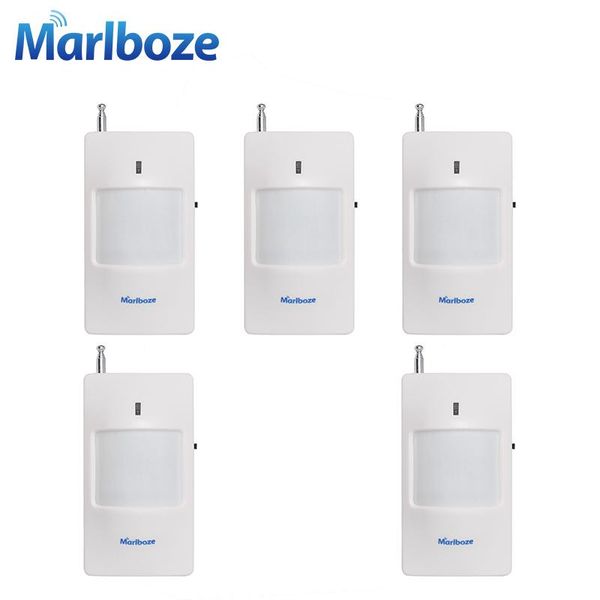 alarm systems marlboze 5pcs/lot 433mhz wireless infrared detector with battery pir motion sensor for home security system
alarm systems marlboze 5pcs/lot 433mhz wireless infrared detector with battery pir motion sensor for home security system