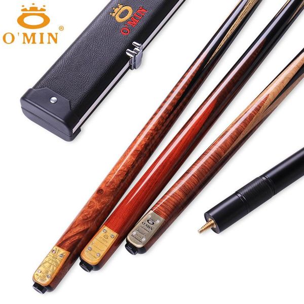 o'min master series 3/4 piece cue with case extension 10mm tip black 8 billiard stick cues
o'min master series 3/4 piece cue with case extension 10mm tip black 8 billiard stick cues