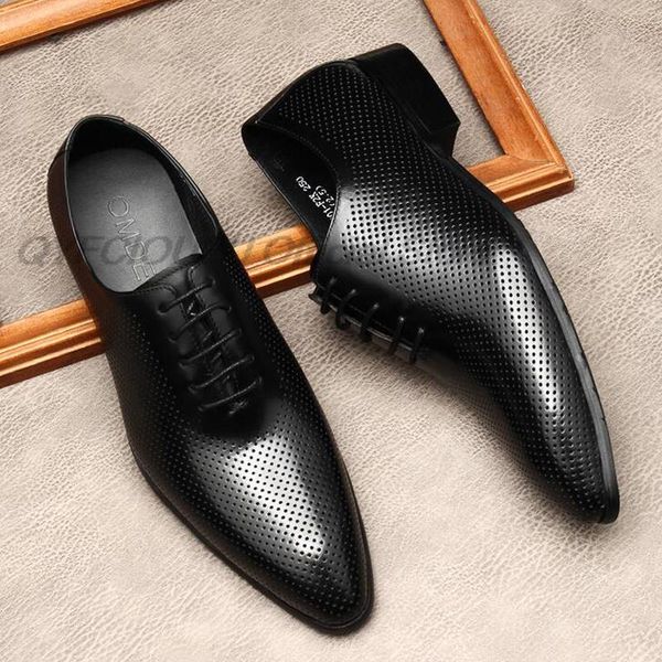 genuine leather men formal oxfords shoes business office work dress shoes for men comfortable lace up pointed toe size 38-46, Black
genuine leather men formal oxfords shoes business office work dress shoes for men comfortable lace up pointed toe size 38-46, Black