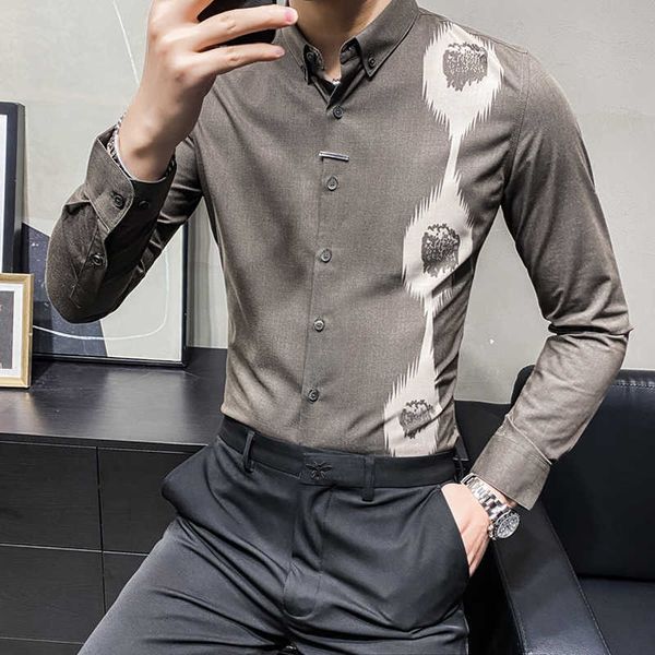 casual shirt men formal business dress shirts fashion printed long sleeve slim fit office social blouse chemise homme 210527, White;black
casual shirt men formal business dress shirts fashion printed long sleeve slim fit office social blouse chemise homme 210527, White;black