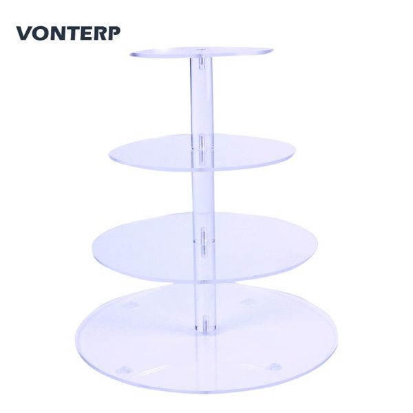 other bakeware hmrovoom 1pc transparent round 4 tier acrylic cupcake display stand / clear cake /acrylic holder
other bakeware hmrovoom 1pc transparent round 4 tier acrylic cupcake display stand / clear cake /acrylic holder
