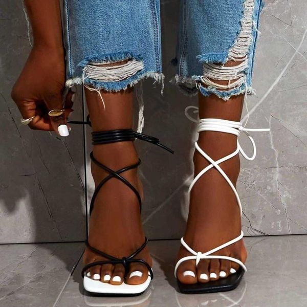 dress shoes 2021 summer fashion clip toe bandage square head high heel sandals 42 large slim women's, Black
dress shoes 2021 summer fashion clip toe bandage square head high heel sandals 42 large slim women's, Black