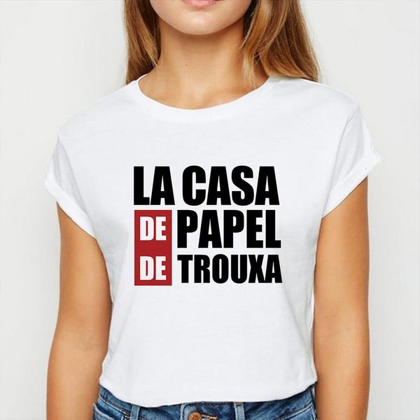 fashion oversize la casa and mens t shirt women de papel trouxa clothing summer harajuku ladies gentlemen womenly collar, White;black
fashion oversize la casa and mens t shirt women de papel trouxa clothing summer harajuku ladies gentlemen womenly collar, White;black
