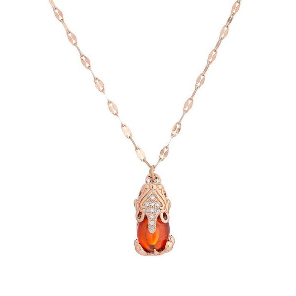 chains year red lucky pixiu titanium steel necklace female 18k gold plated explosion style clavicle chain fashion jewelry, Silver
chains year red lucky pixiu titanium steel necklace female 18k gold plated explosion style clavicle chain fashion jewelry, Silver