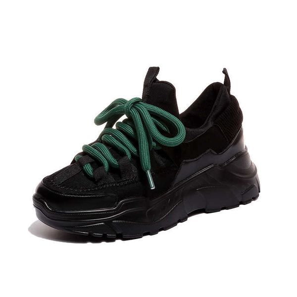 2021 autumn new round head dad shoes women round head inner raised thick bottom color matching sneakers women a1-13 y0907, Black
2021 autumn new round head dad shoes women round head inner raised thick bottom color matching sneakers women a1-13 y0907, Black