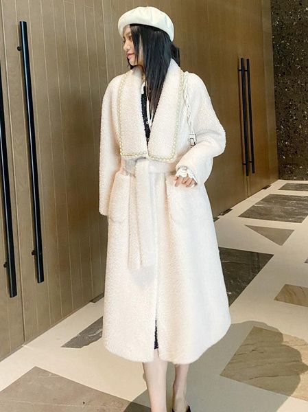women's fur & faux 100% genuine wool coat long slim female jacket elegant jackets for women 2021 warm clothing mujer chaqueta zjt1576, Black
women's fur & faux 100% genuine wool coat long slim female jacket elegant jackets for women 2021 warm clothing mujer chaqueta zjt1576, Black