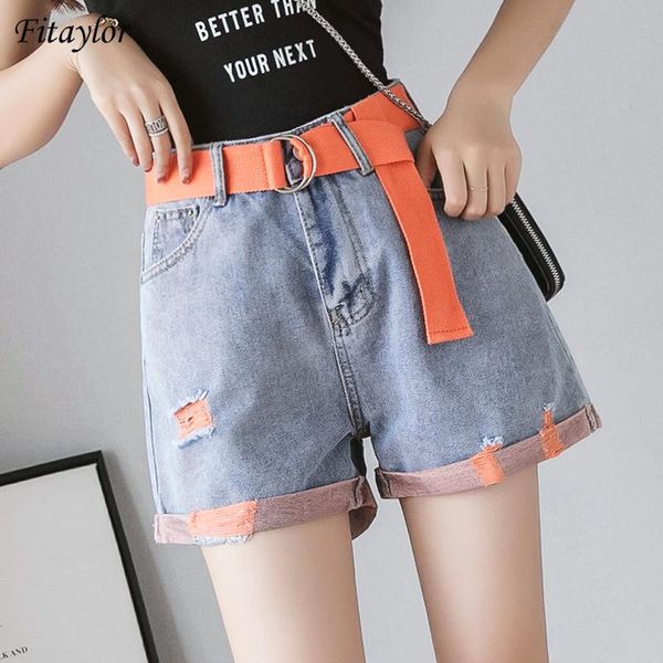 women's shorts fitaylor summer women high waist loose retro hole blue denim with belt casual female wide leg ladies jeans, White;black
women's shorts fitaylor summer women high waist loose retro hole blue denim with belt casual female wide leg ladies jeans, White;black