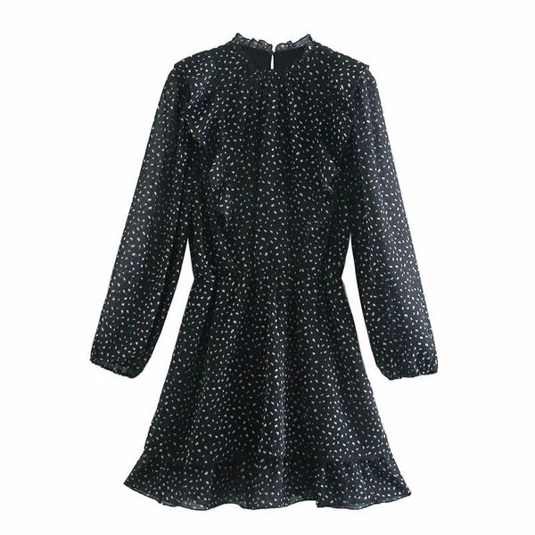 casual dresses 2021 women elegant long sleeve floral print dress female o neck vintage mini ruffled printed, Black;gray
casual dresses 2021 women elegant long sleeve floral print dress female o neck vintage mini ruffled printed, Black;gray