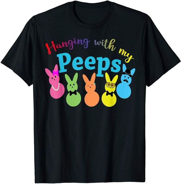 funny colorful bunny hanging with my peeps easter t-shirt boy mens t-shirt, White;black
funny colorful bunny hanging with my peeps easter t-shirt boy mens t-shirt, White;black