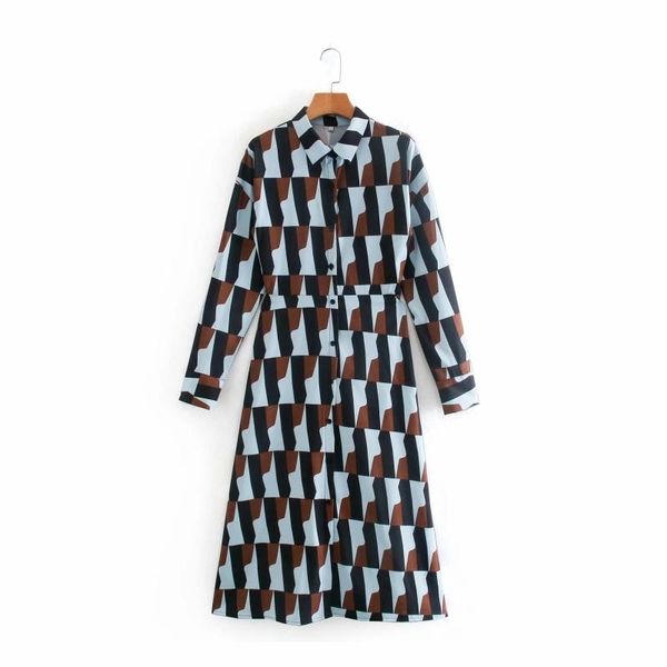 casual dresses women digital printing turndown collar lace up bow midi shirt dress female long sleeve clothes lady vestido d6872, Black;gray
casual dresses women digital printing turndown collar lace up bow midi shirt dress female long sleeve clothes lady vestido d6872, Black;gray