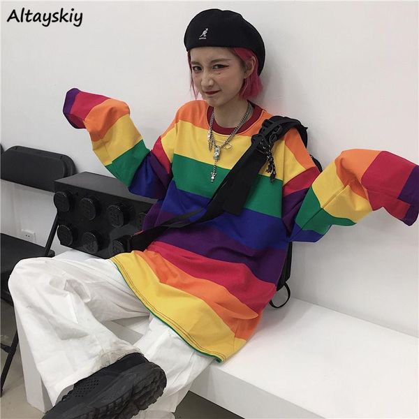 long sleeve t-shirts women striped design chic daily leisure all-match ins ladies clothes spring 2021 korean style tees women's t-shir, White
long sleeve t-shirts women striped design chic daily leisure all-match ins ladies clothes spring 2021 korean style tees women's t-shir, White