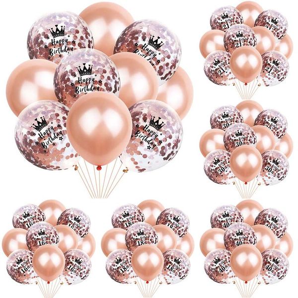 party decoration 10pcs 12inch rose gold latex balloons number crown confetti balloon 18th birthday baloons happy decorations adult
party decoration 10pcs 12inch rose gold latex balloons number crown confetti balloon 18th birthday baloons happy decorations adult