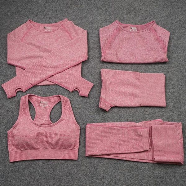 yoga outfit 2/3/5 pcs seamless set women high waist sportswear sports bra leggings workout clothes fitness gym clothing suit
yoga outfit 2/3/5 pcs seamless set women high waist sportswear sports bra leggings workout clothes fitness gym clothing suit