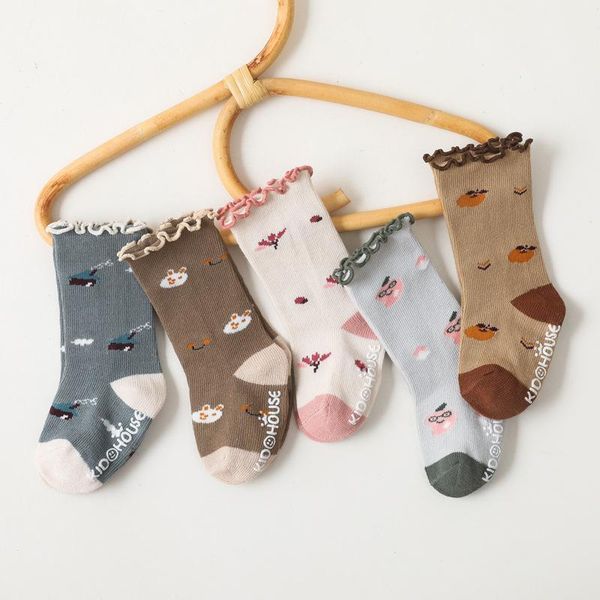 socks autumn winter baby with rubber soles cartoon printed children toddler short soft anti slip kids girl floor, Pink;yellow
socks autumn winter baby with rubber soles cartoon printed children toddler short soft anti slip kids girl floor, Pink;yellow