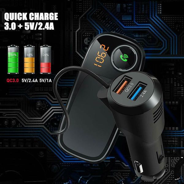 cell phone mounts & holders car fm transmitter with magnetic holder qc 3.0 charging mp3 music player vh99
cell phone mounts & holders car fm transmitter with magnetic holder qc 3.0 charging mp3 music player vh99