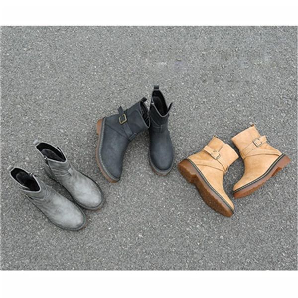 boots audorci winter fashion women ankle woman double buckle shoes spring autumn female footwear size 34-43 with fur sxe6, Black
boots audorci winter fashion women ankle woman double buckle shoes spring autumn female footwear size 34-43 with fur sxe6, Black