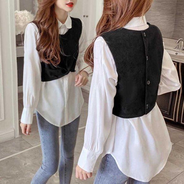 women's blouses & shirts blusa primavera novo design feminino sentido plissado colete curto estilo ocidental camisa feminina seagem fal, White
women's blouses & shirts blusa primavera novo design feminino sentido plissado colete curto estilo ocidental camisa feminina seagem fal, White