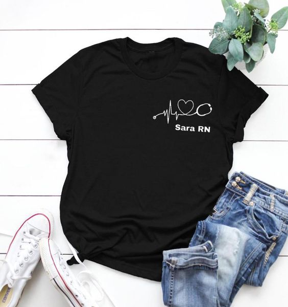 stethoscope printing women t-shirt gift rn casual letter business suits tee comfort graphic loose women's, White
stethoscope printing women t-shirt gift rn casual letter business suits tee comfort graphic loose women's, White