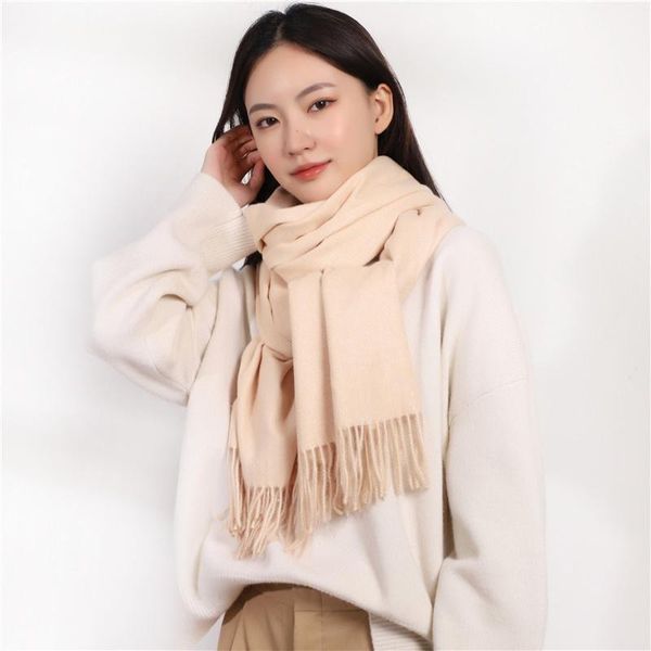 scarves 2021 imitation cashmere scarf female autumn winter solid color simple korean sweet shawl thickened warm, Blue;gray
scarves 2021 imitation cashmere scarf female autumn winter solid color simple korean sweet shawl thickened warm, Blue;gray
