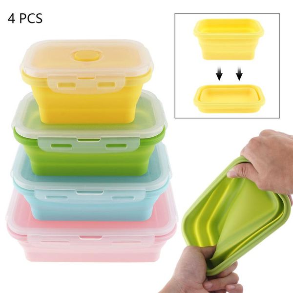 dinnerware sets 4pcs/set portable lunchbox rectangle silicone scalable folding bento box eco-friendly fresh fruit container kitchen too
dinnerware sets 4pcs/set portable lunchbox rectangle silicone scalable folding bento box eco-friendly fresh fruit container kitchen too