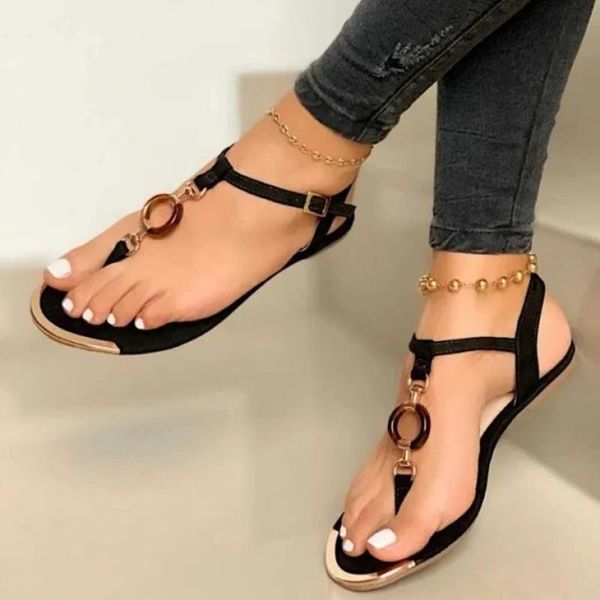 sandals 2021 women flat shoes flip flops fashion buckle open toe casual beach ladies plus size, Black
sandals 2021 women flat shoes flip flops fashion buckle open toe casual beach ladies plus size, Black