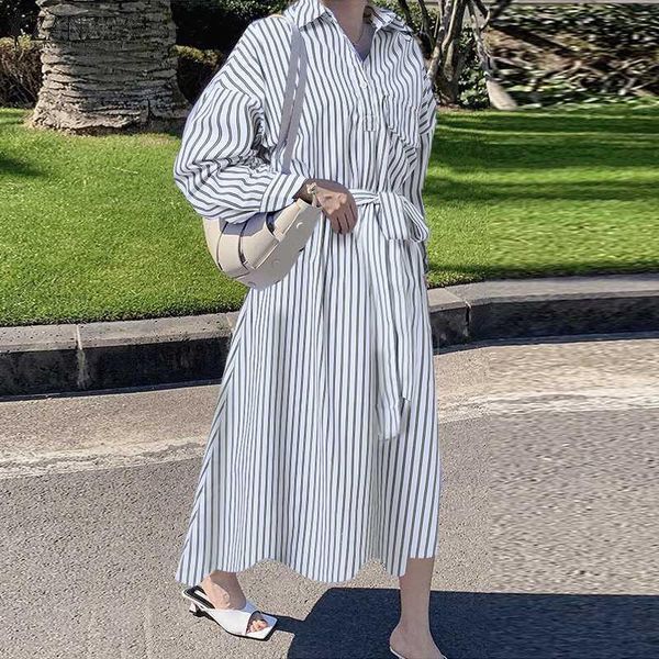 casual dresses spring collared long shirt dress women full sleeve elegant stripe printed vestidos work ol midi sundress, Black;gray
casual dresses spring collared long shirt dress women full sleeve elegant stripe printed vestidos work ol midi sundress, Black;gray