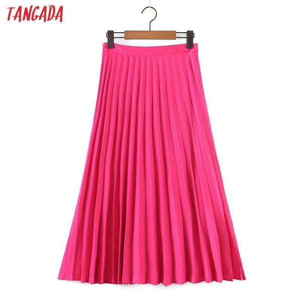 tangada women pink pleated midi skirt faldas mujer vintage side zipper office ladies elegant chic mid calf skirts 8h53, Black
tangada women pink pleated midi skirt faldas mujer vintage side zipper office ladies elegant chic mid calf skirts 8h53, Black